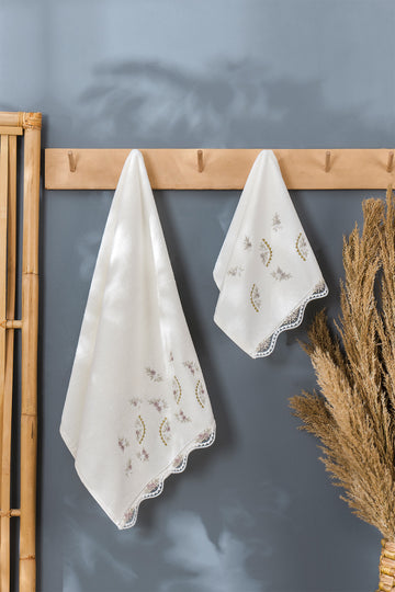 Analı Kızlı Mutfak&El Havlusu Gül Kurusu