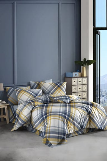 Çift Kişilik Nevresim Takımı-Ekose