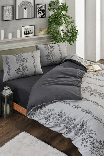 Sarmaşık Çift Kişilik Pamuklu Nevresim Takımı